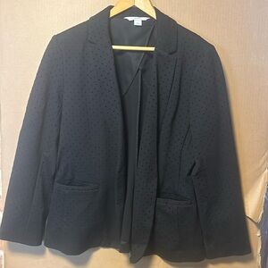 Flocked blazer